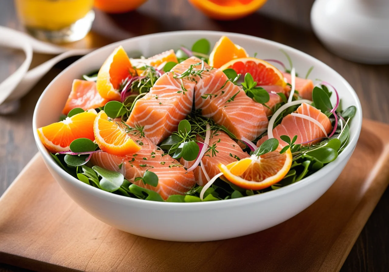 Mixed Salmon Salad