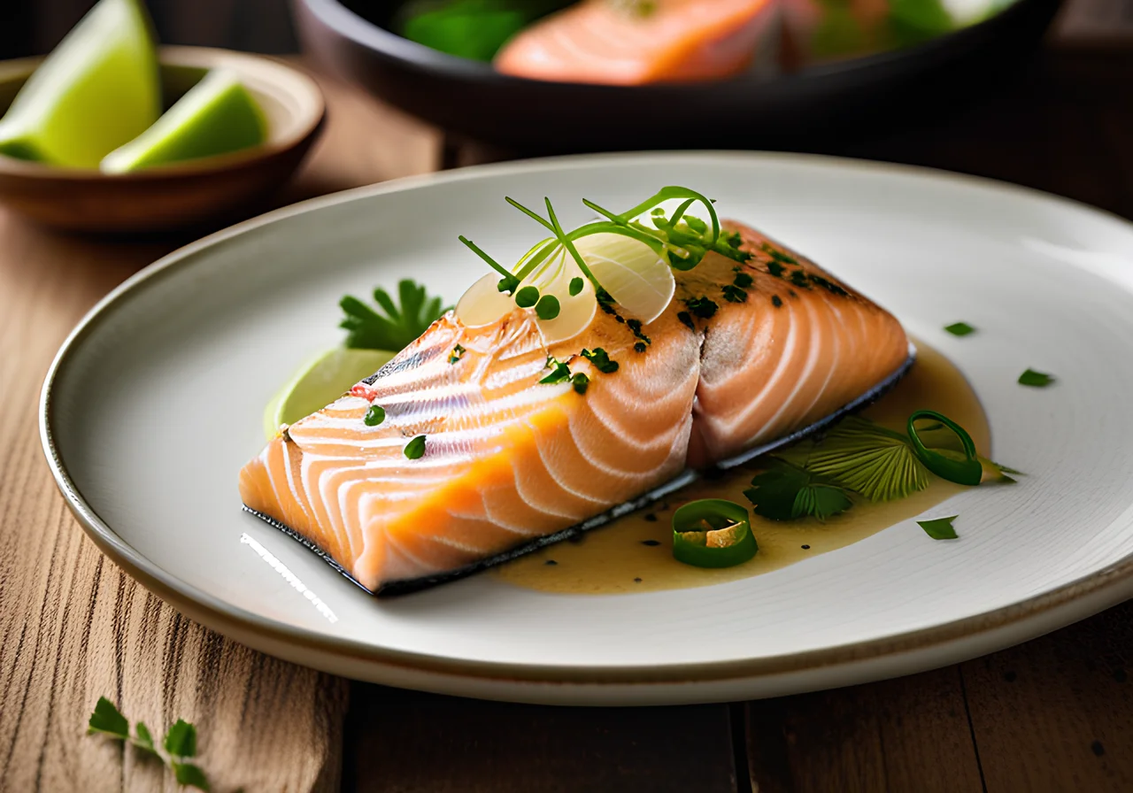 Steamed Salmon Fillet