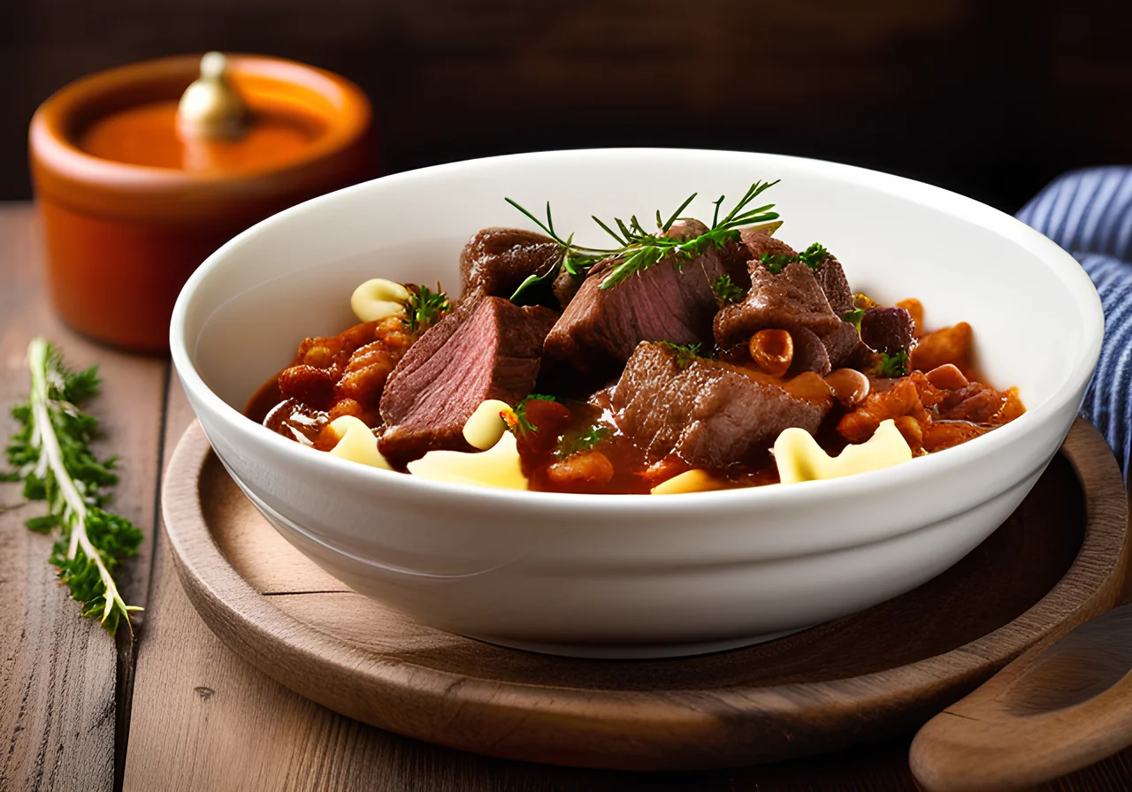 Goulash with Spaetzle
