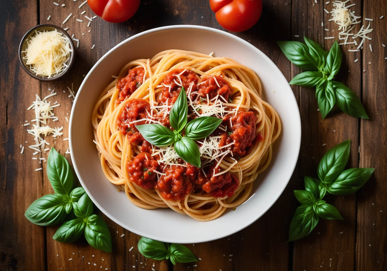 Spaghetti with Tomato Sauce