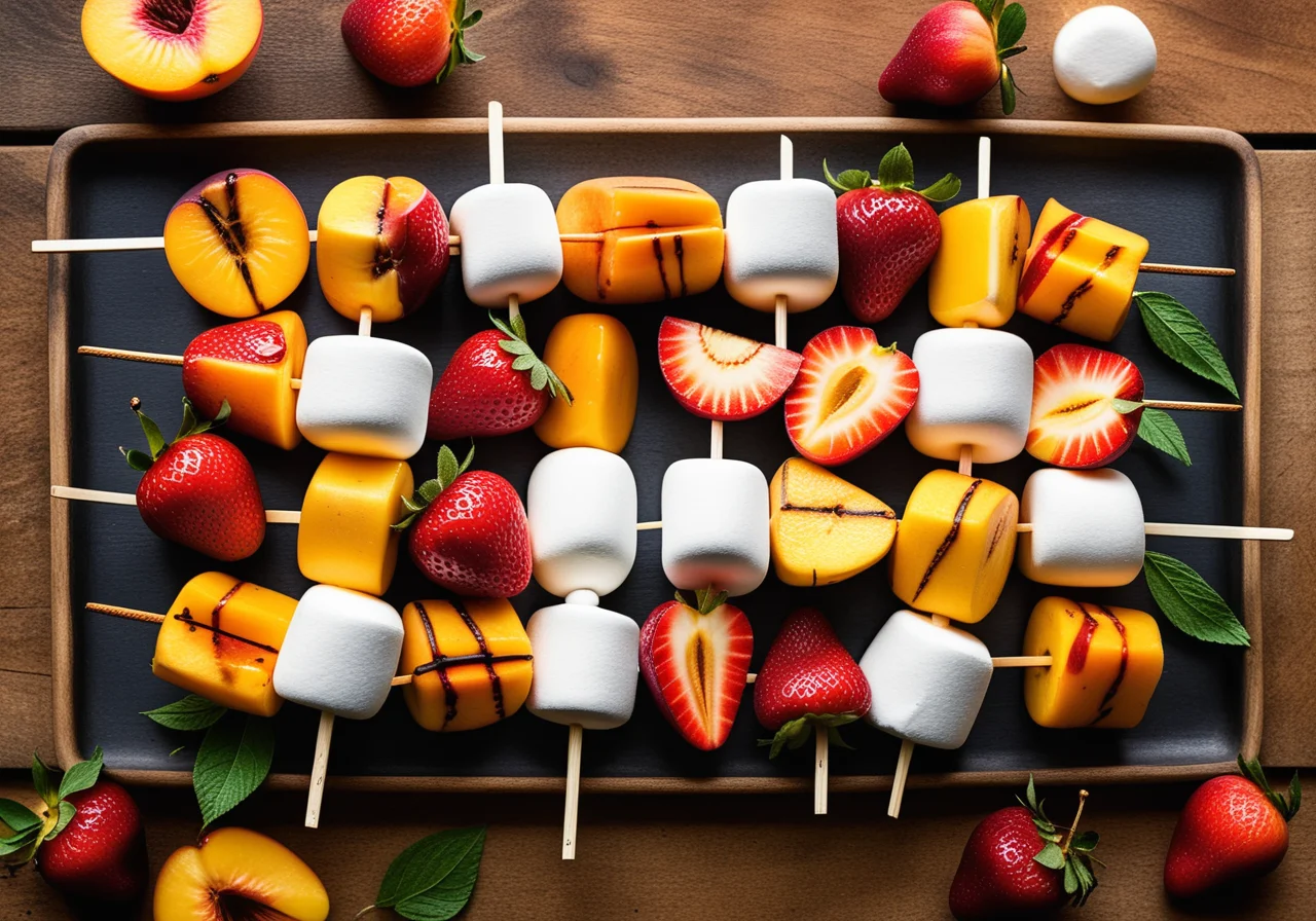 Fruit Marshmallow Skewers