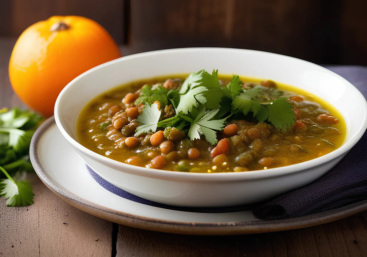 Indian-Style Lentil Stew with Radish