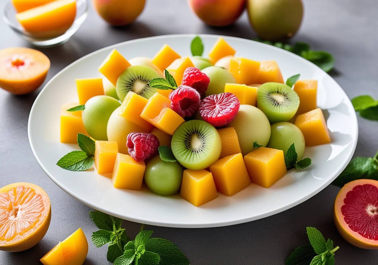Fruit Salad with Honeydew