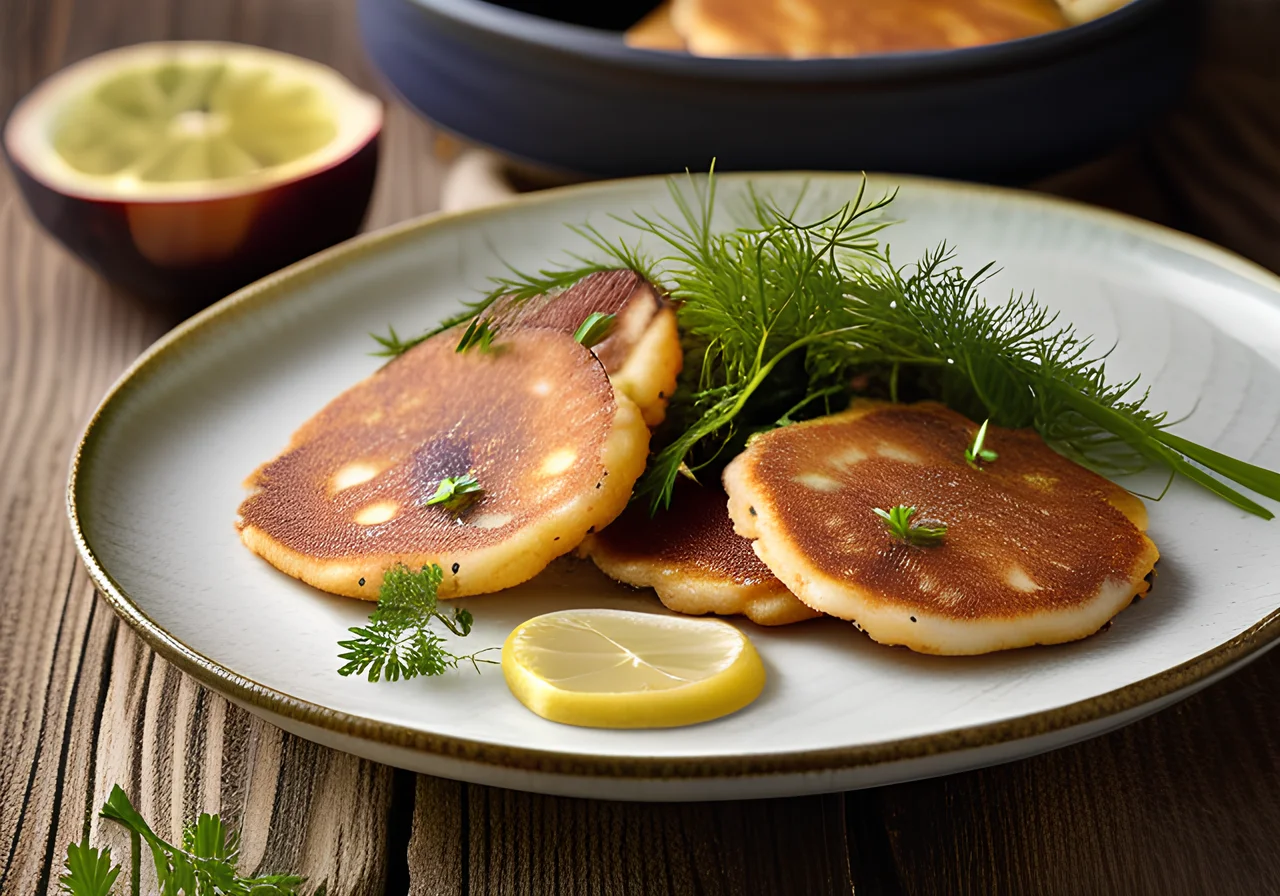 Lactose-Free Shrimp Pancakes