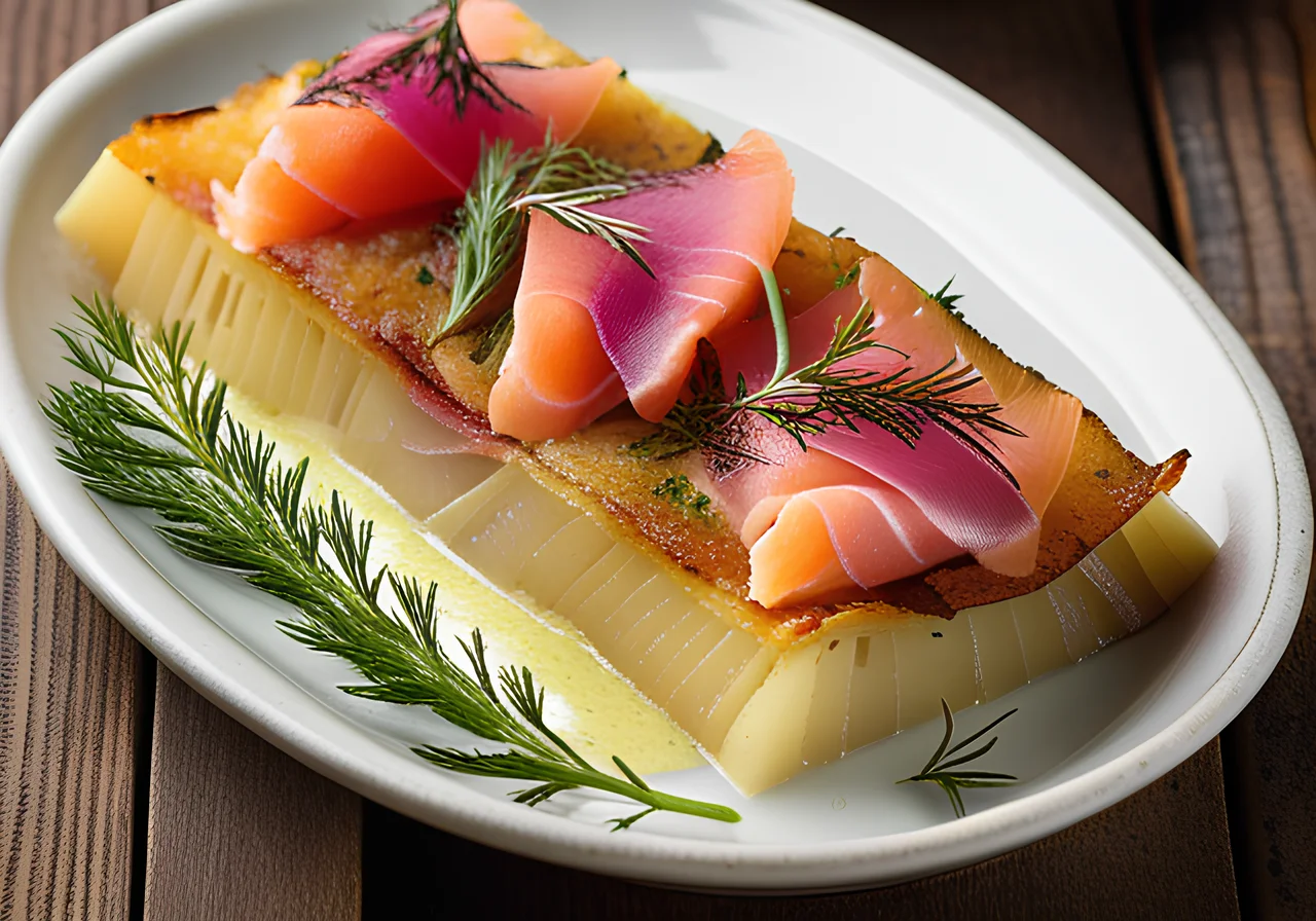 Potato Gratin with Gravlax