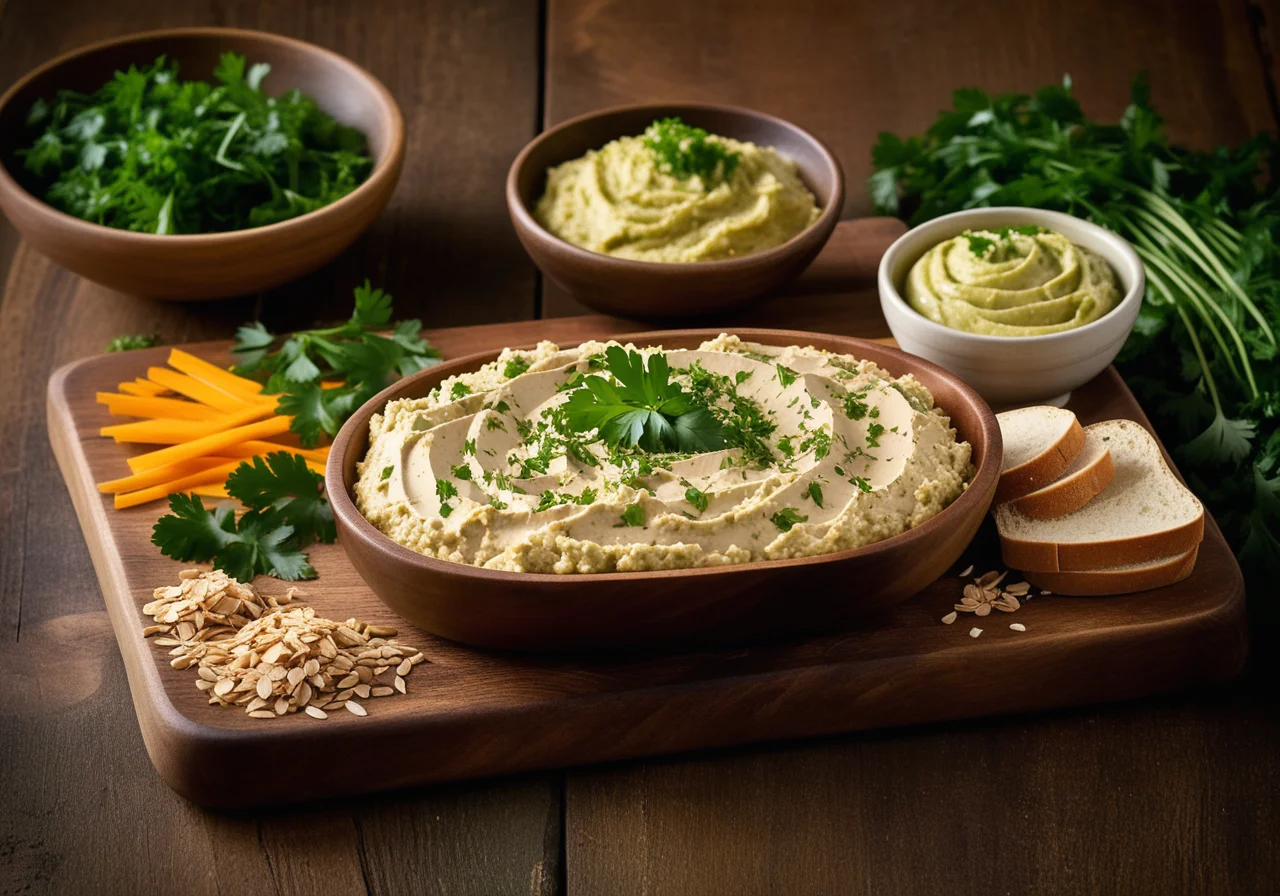 Smoked Tofu Spread with Sauerkraut and Caraway