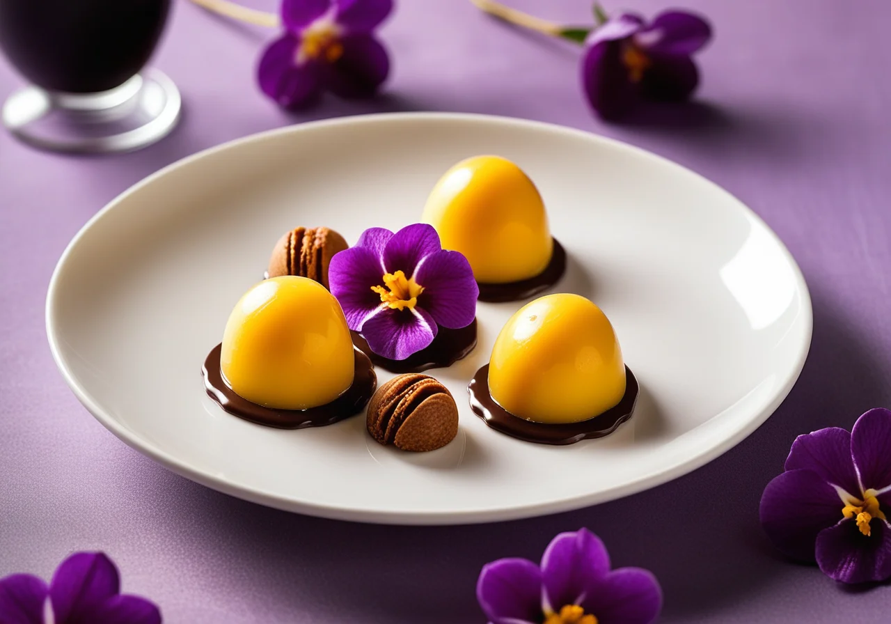 Marzipan-Mango Pralines