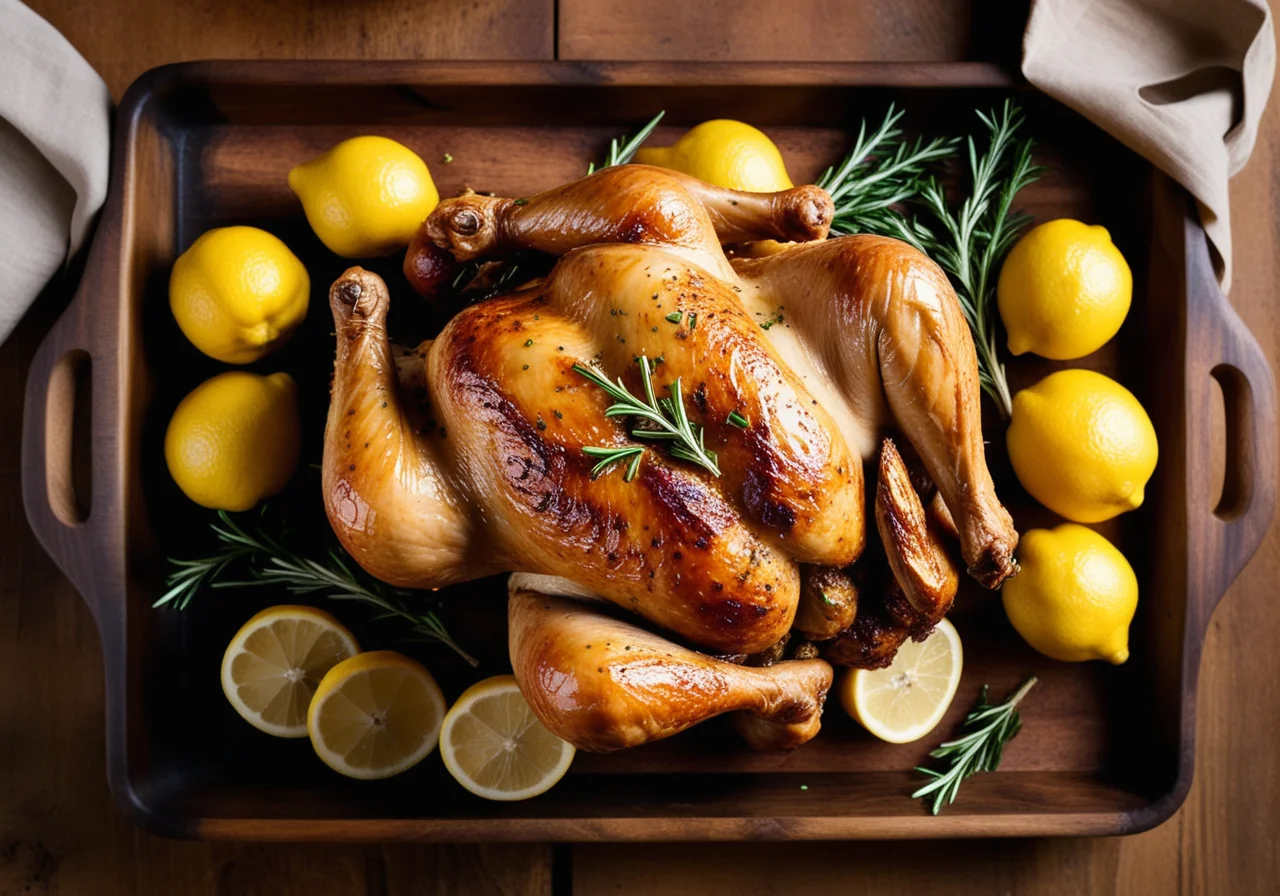 Roasted Chicken with Garlic