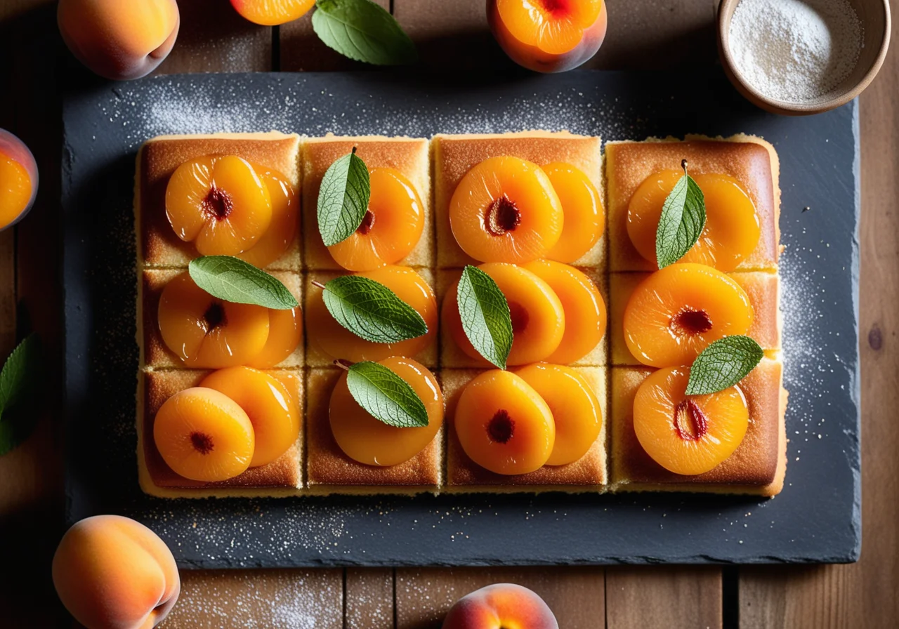 Apricot Sheet‑Pan Cake