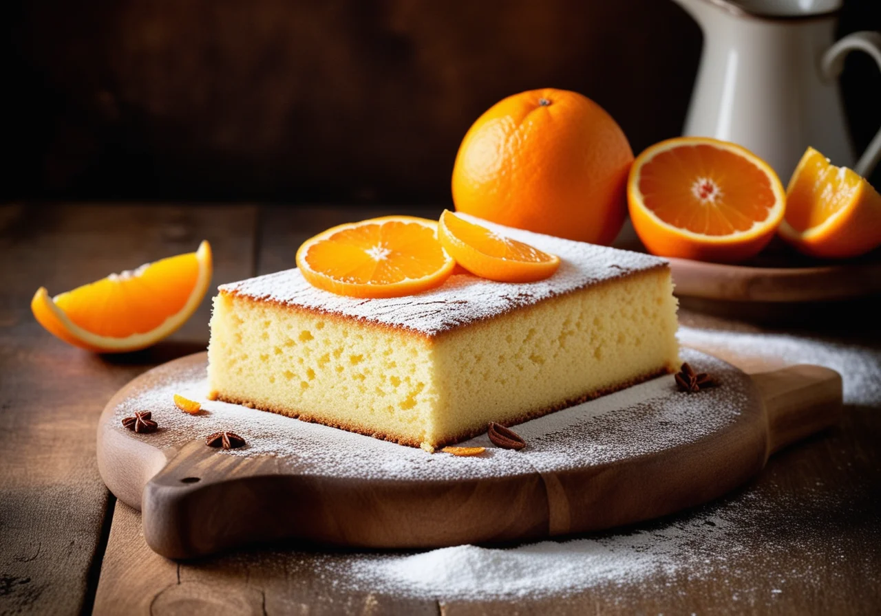 Semolina Orange Cake