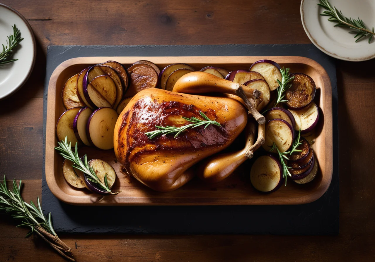 Tender Perlhuhn from the Römertopf