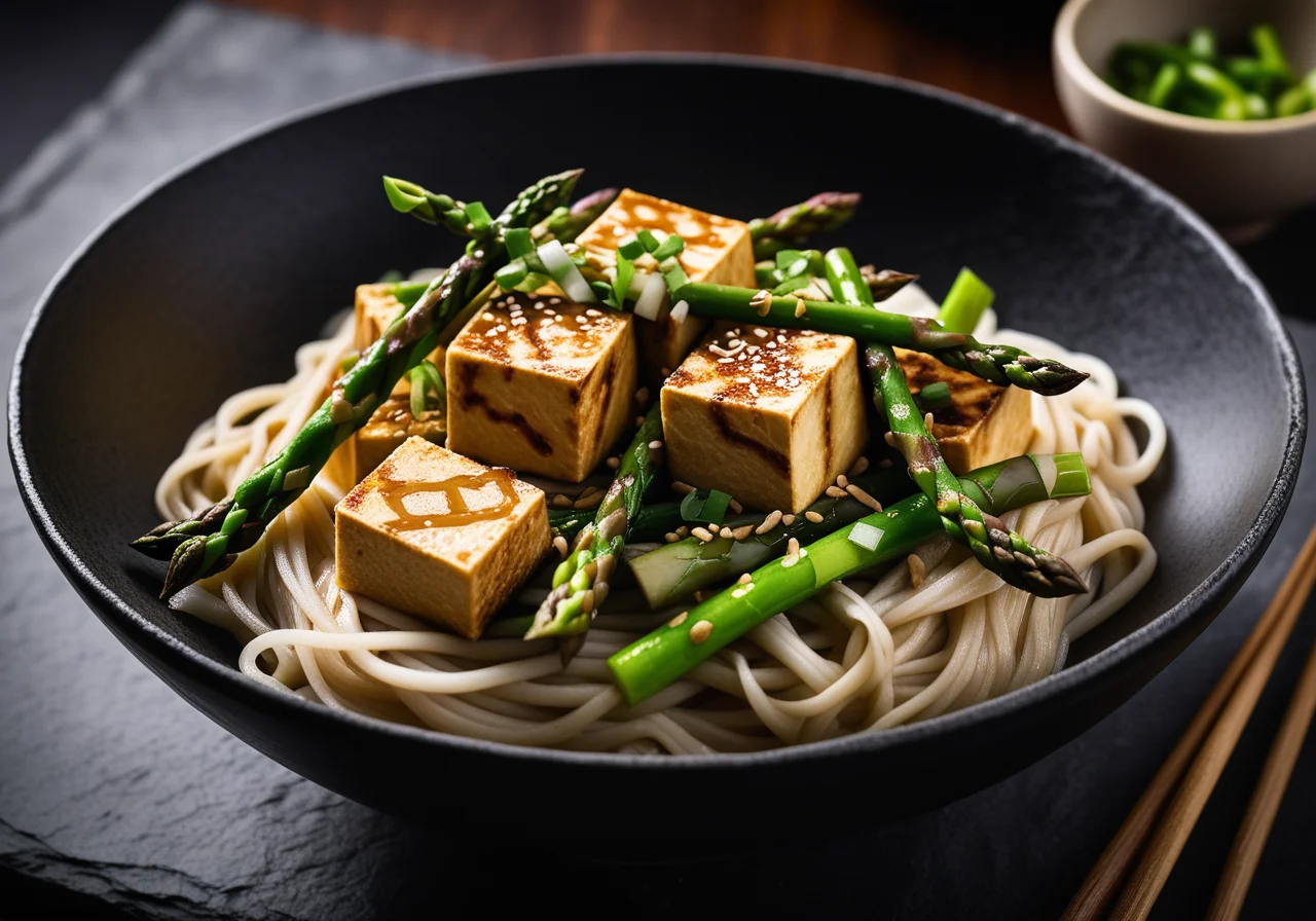 Noodles with Rice and Tofu