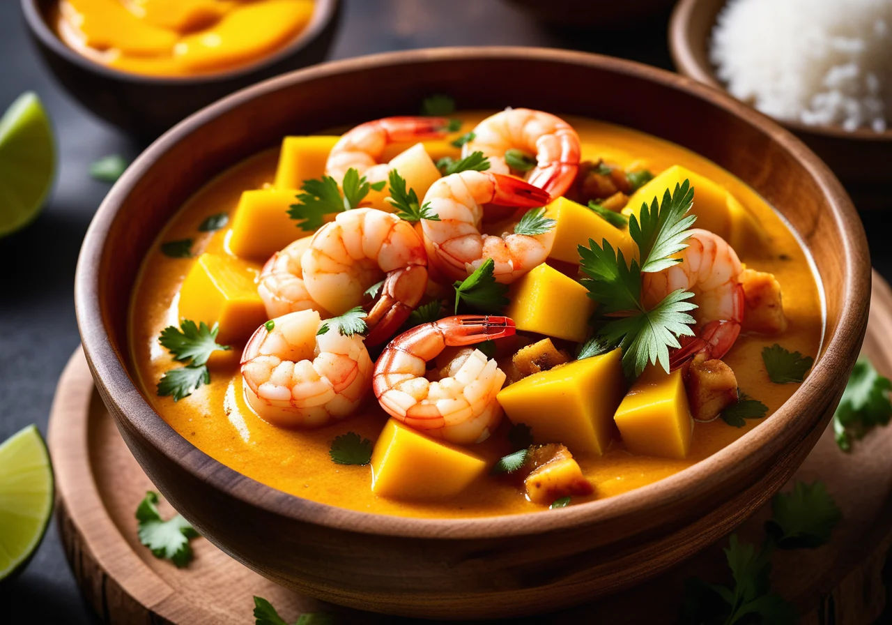 Shrimp Curry with Mango