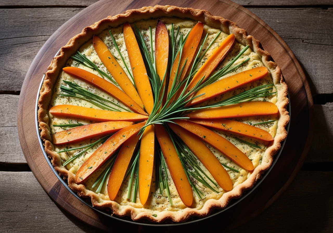 Spelt Quiche with Root Vegetables