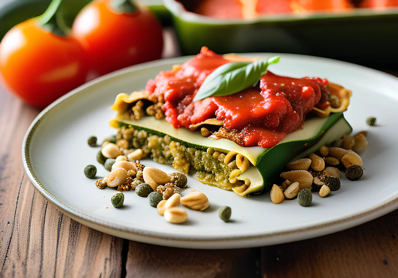 Zucchini Lentil Lasagna