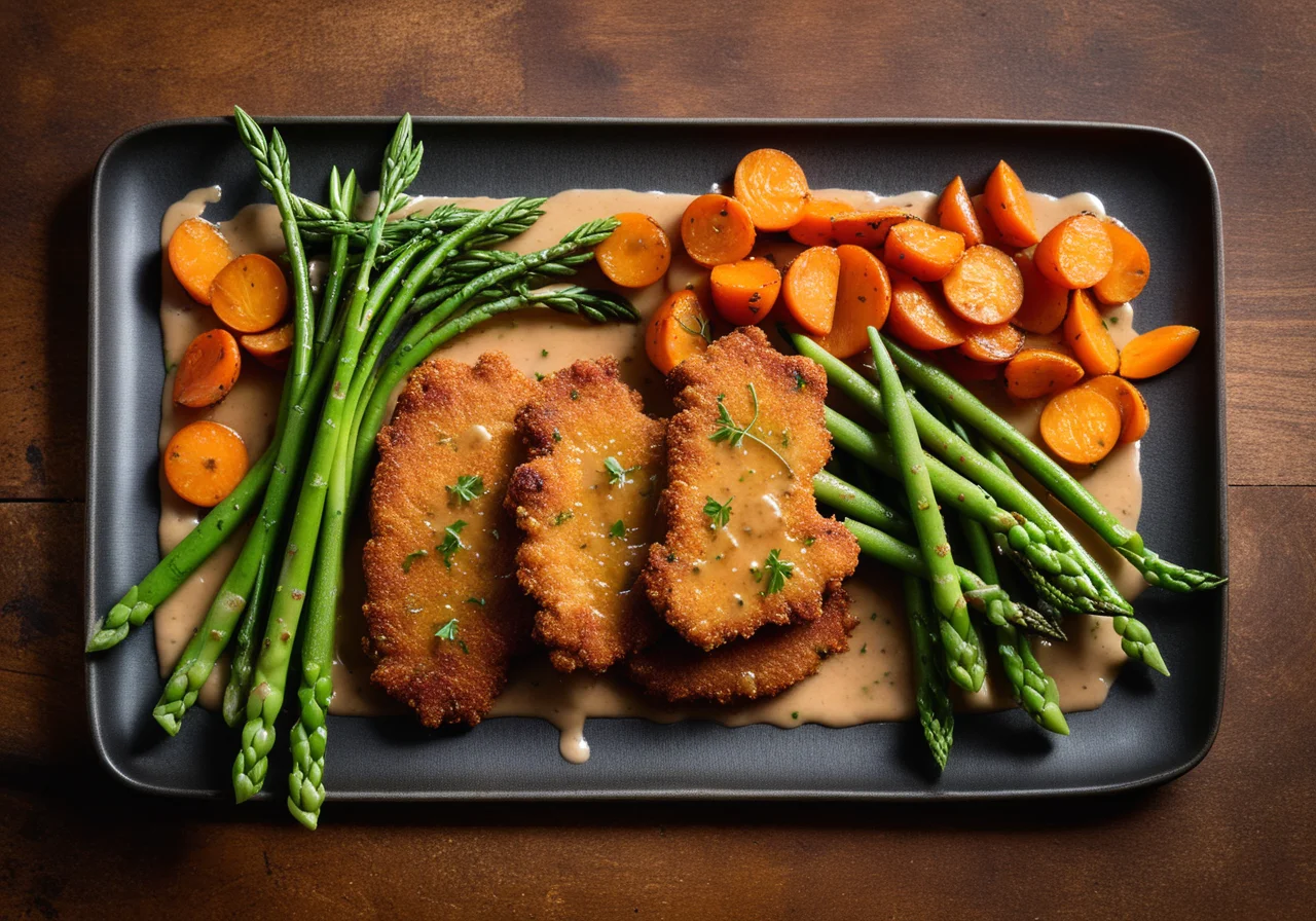 Schnitzel with Vegetables