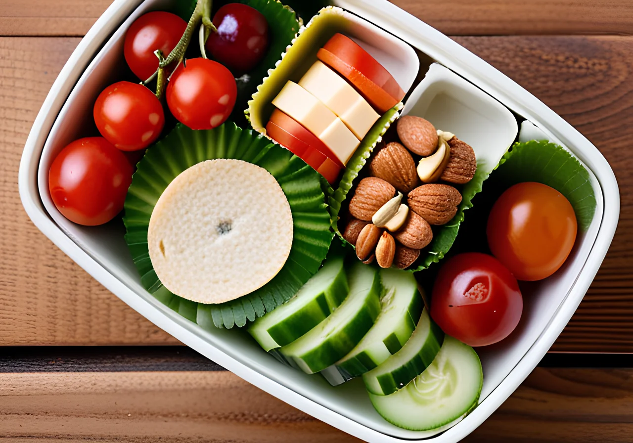 Breakfast Bento with Bread Skewers