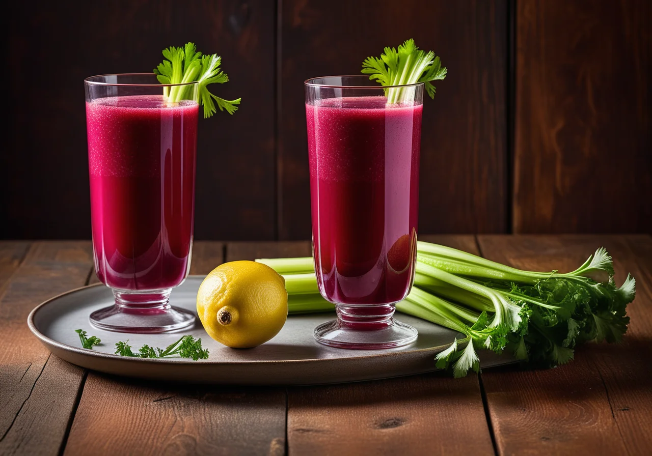 Beetroot-Carrot Juice with Celery
