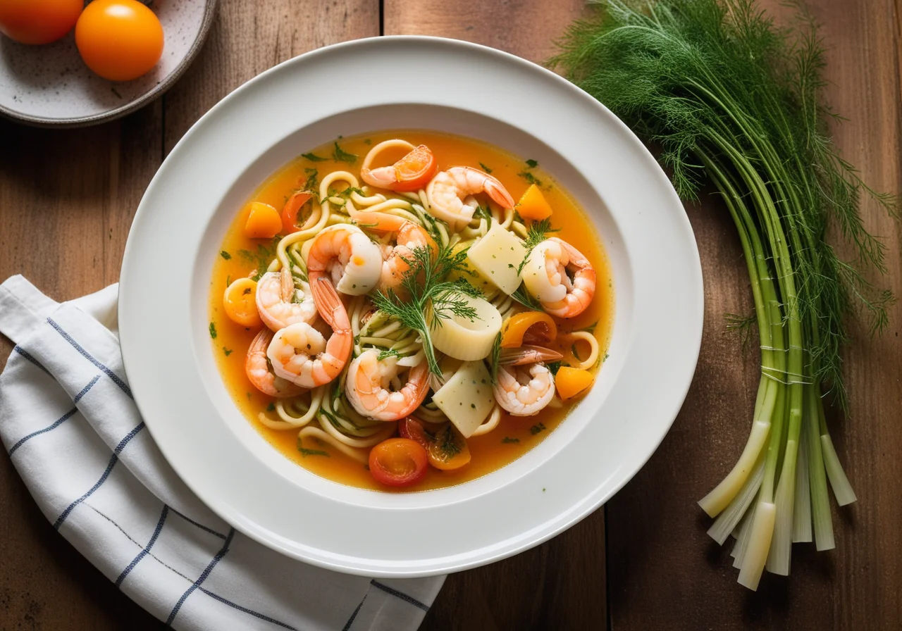 Scampi Minestrone
