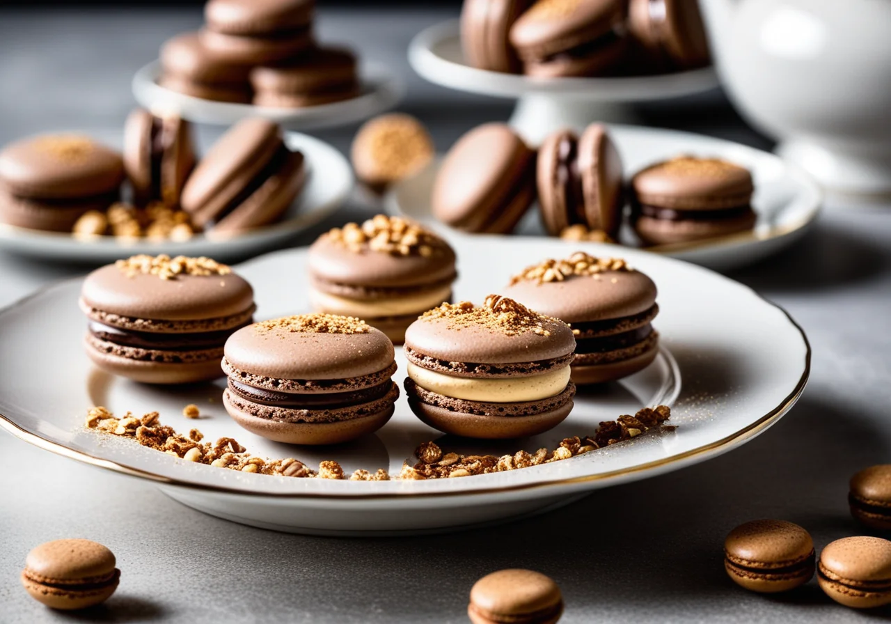 Chocolate Macarons