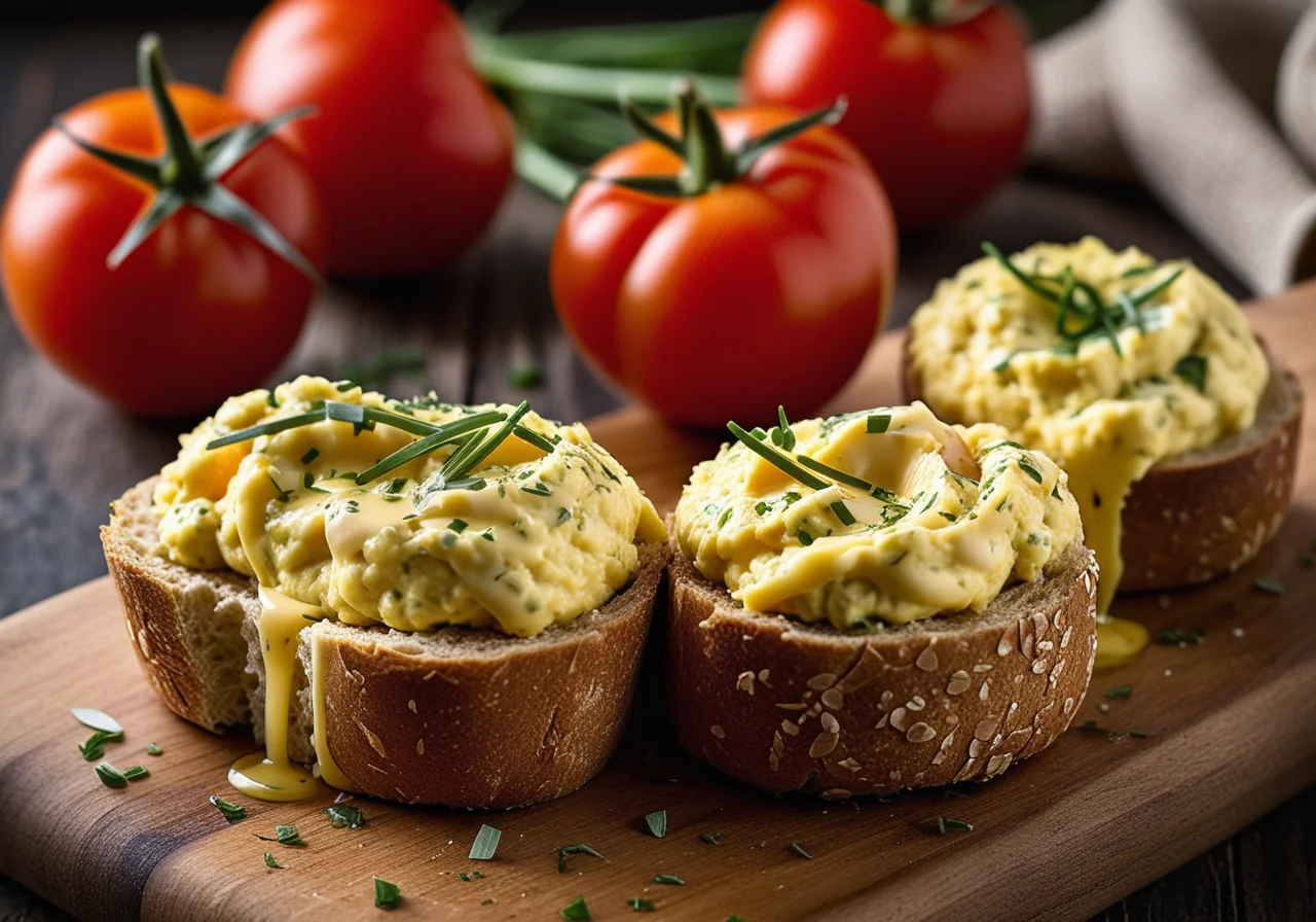 Hidden Chives Scrambled Egg