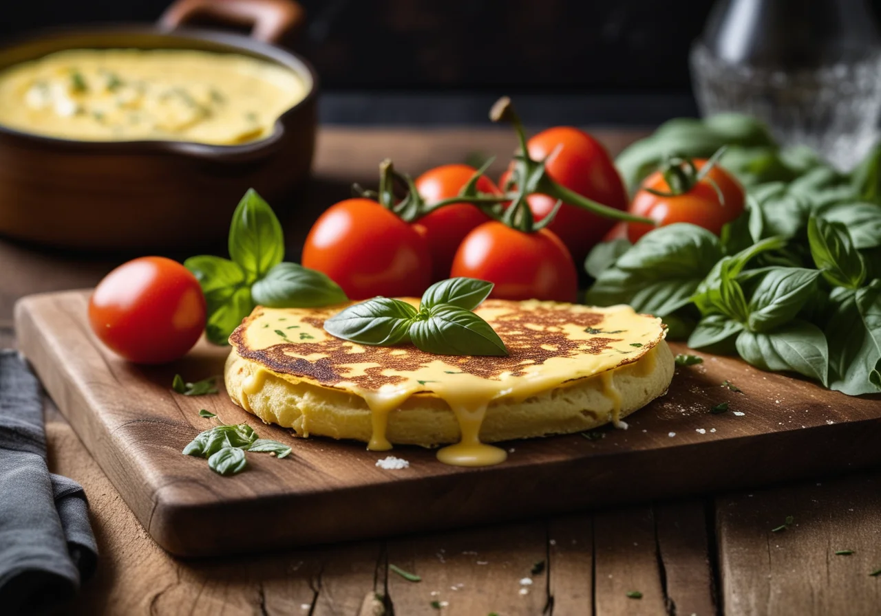 Omelette with Goat Cheese