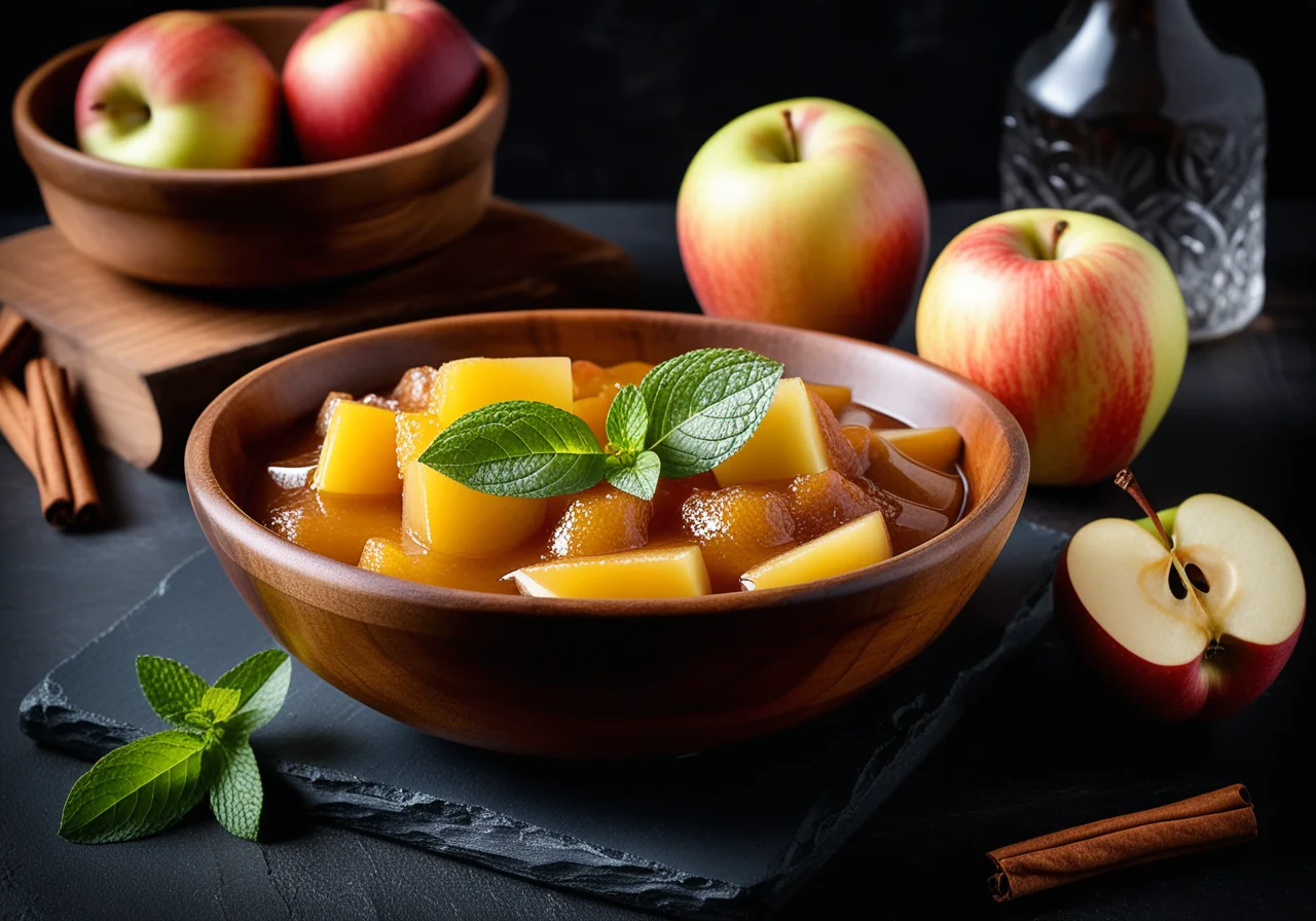 Apple Compote with Calvados