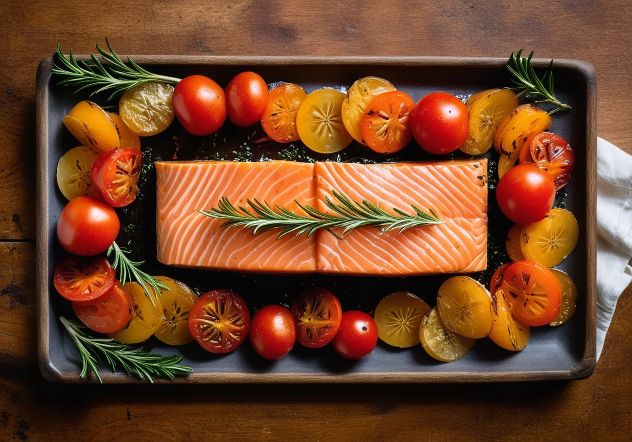 Foil Salmon with Vegetables