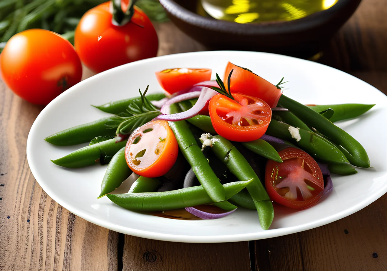 Green Bean Salad with Tomatoes