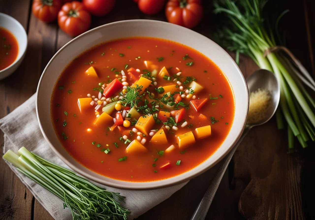 Minestrone with Celery and Carrots