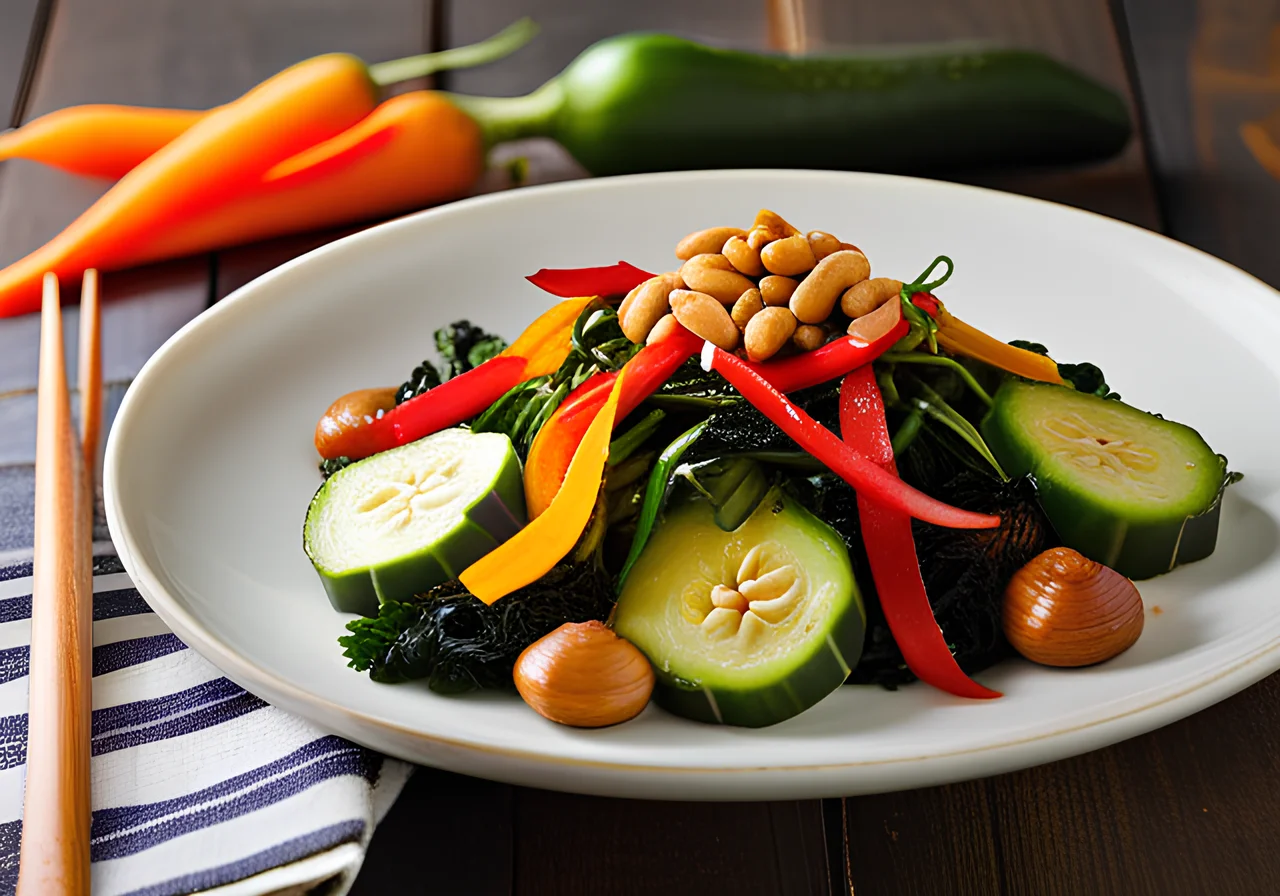 Stir‑Fried Vegetables with Cashews
