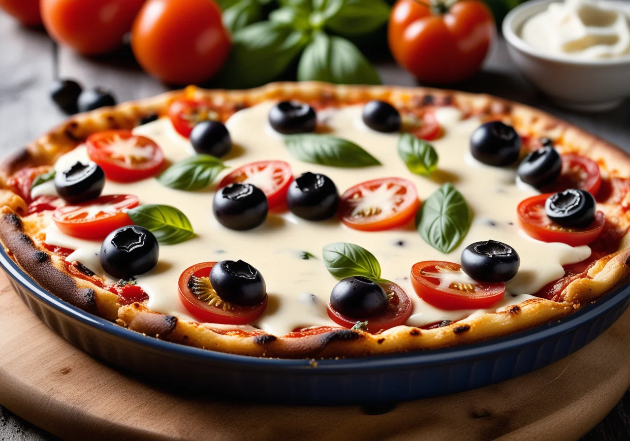 Pasta Gratin in Pizza Style