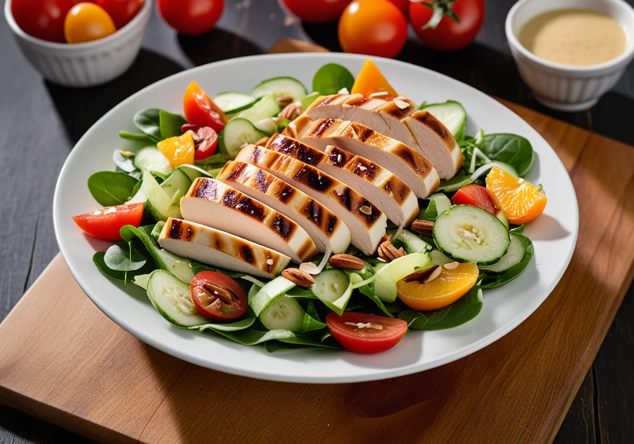 Summer Salad with Chicken Breast