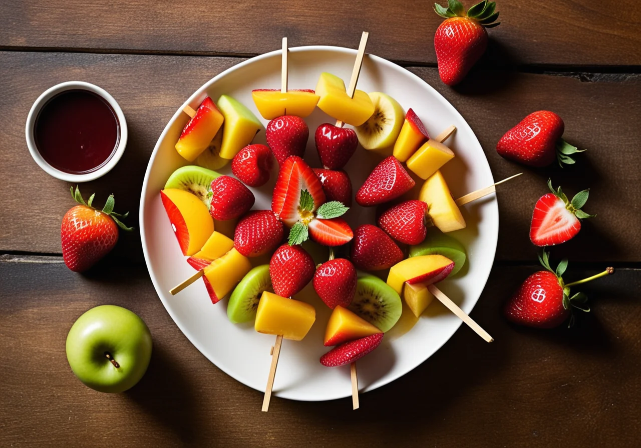 Marinated Fruit Skewers