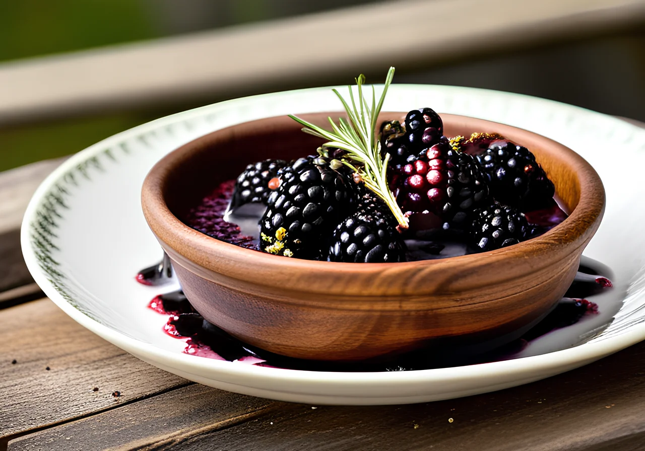 Blackberry Balsamic Thyme Marinade