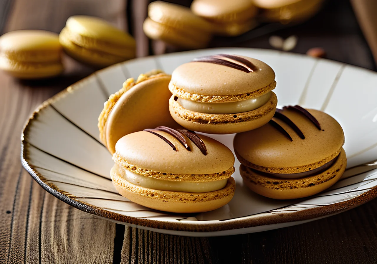 Semolina Almond Macarons