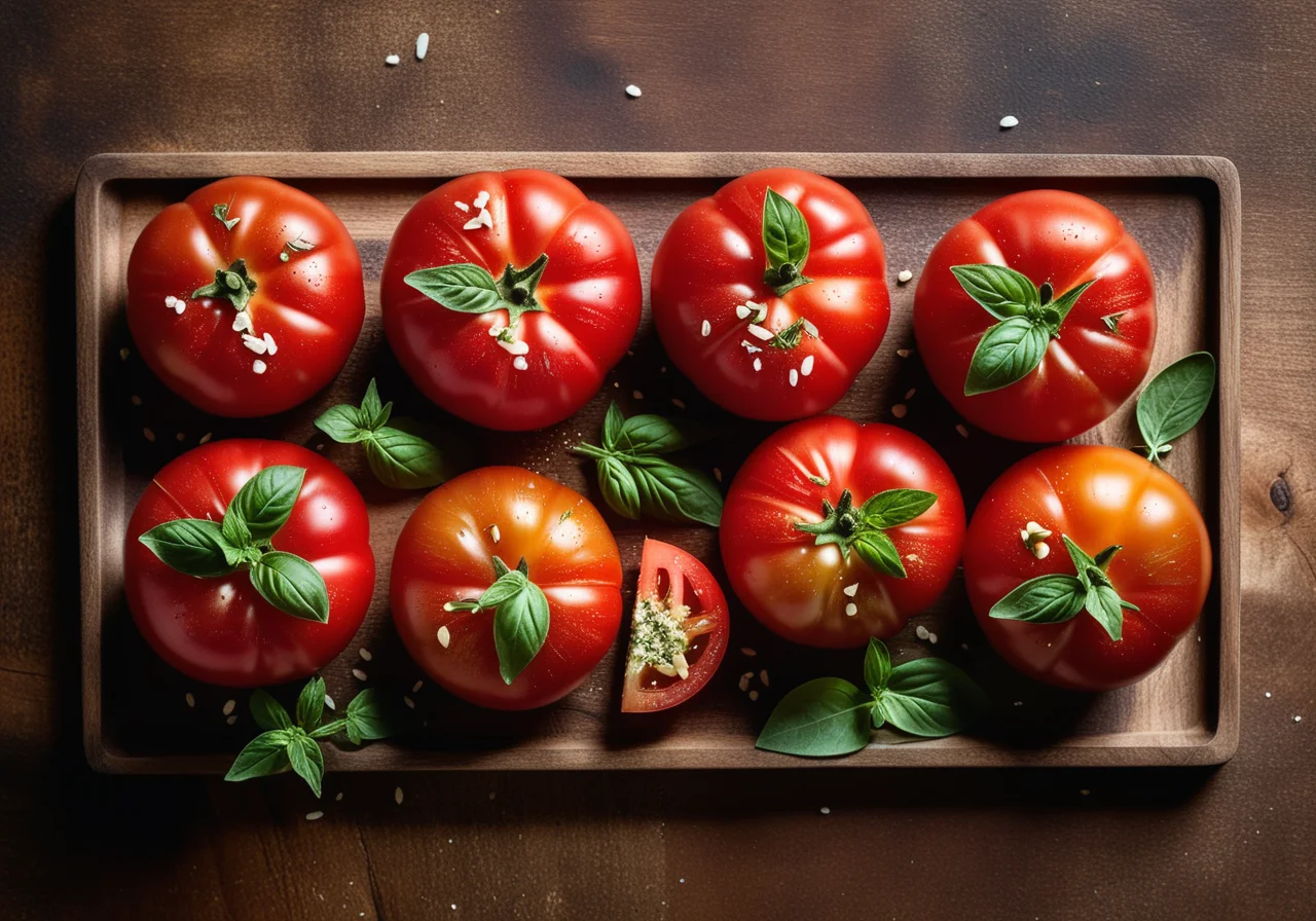 Tomatoes with Quark Filling