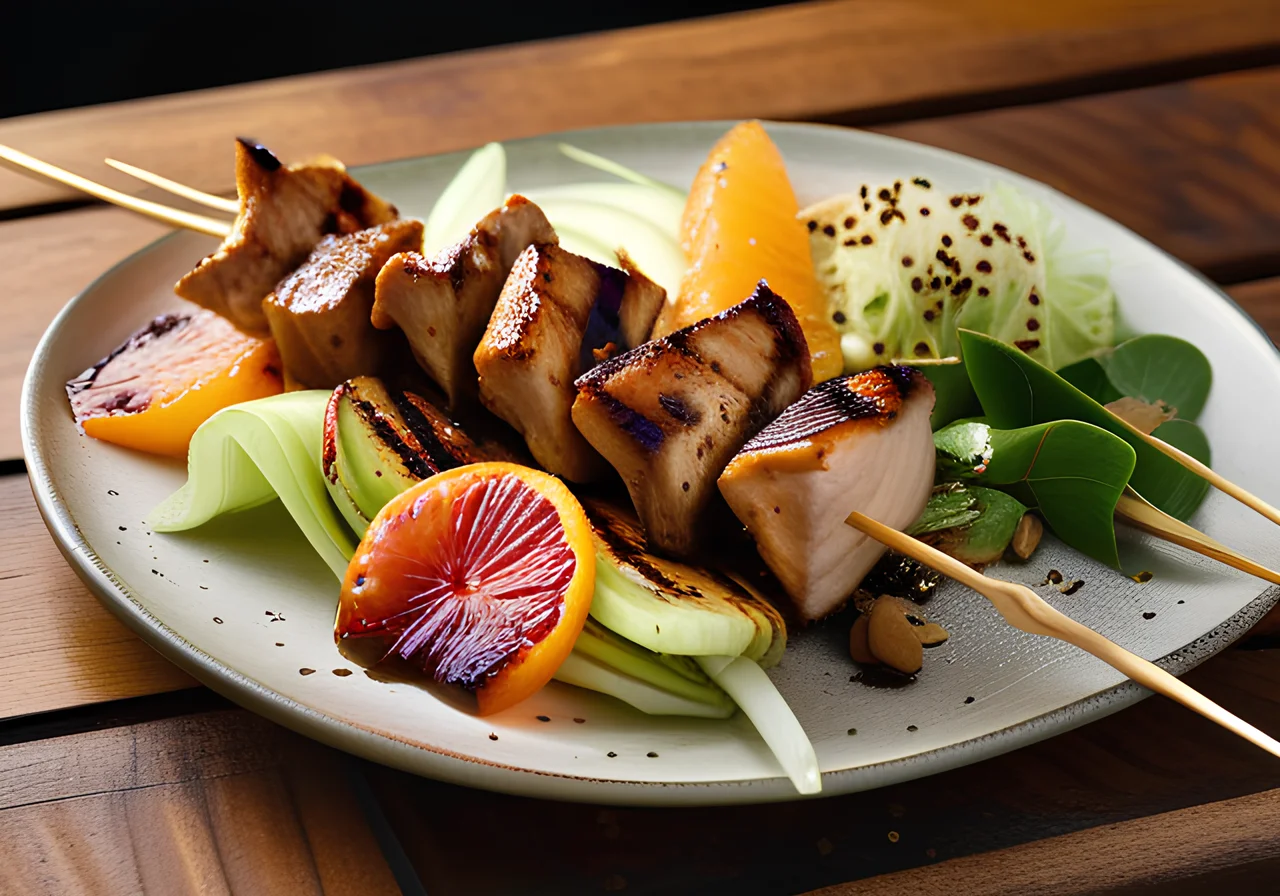 Asian Chicken Skewers