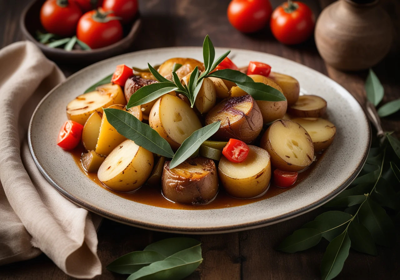 Braised Potatoes with Stockfish
