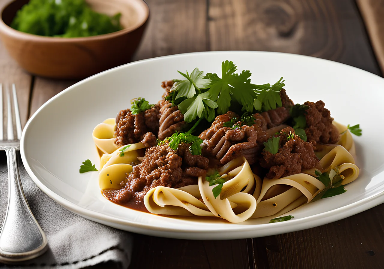 Pasta with Minced Meat