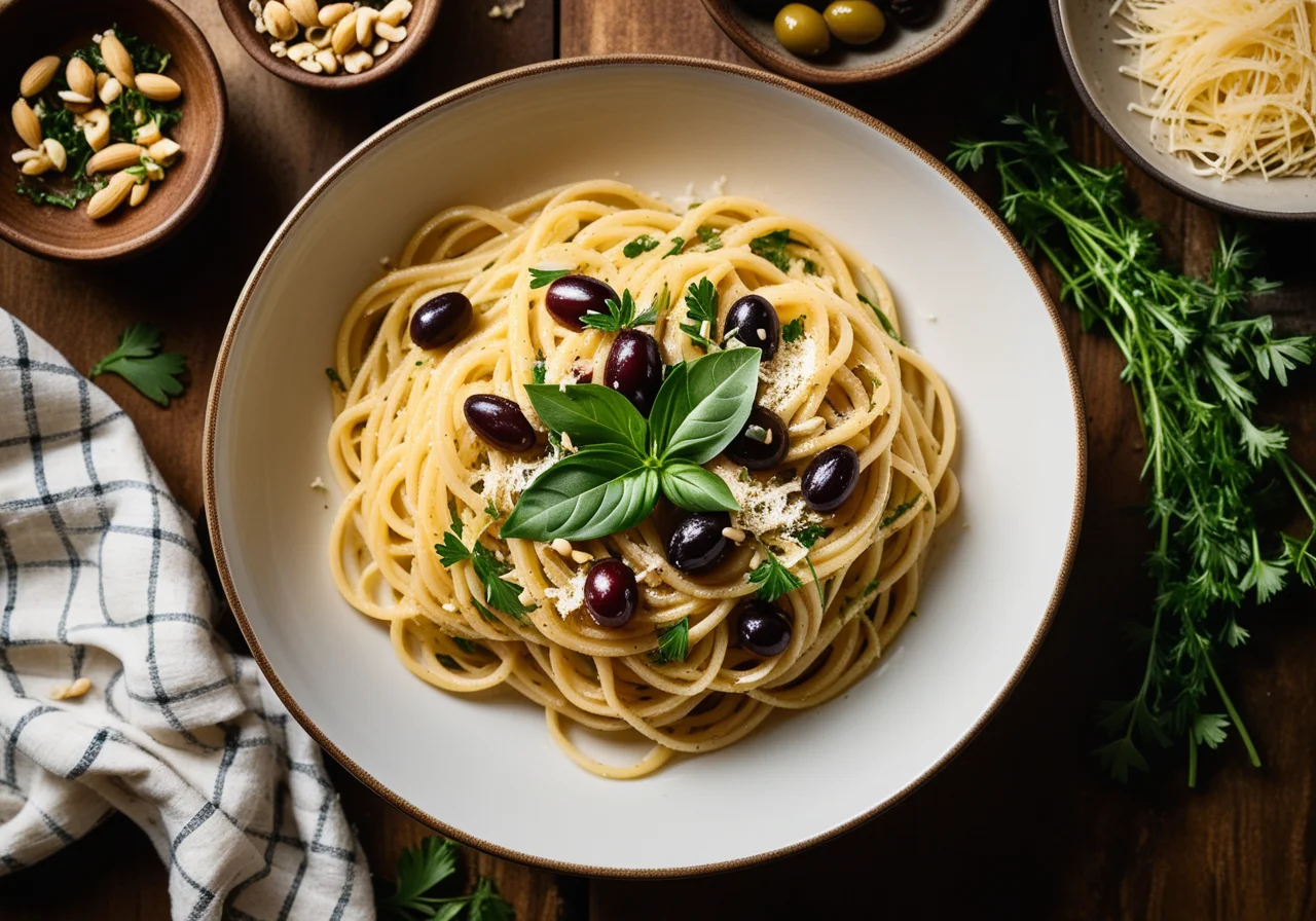 Spaghetti with Olives
