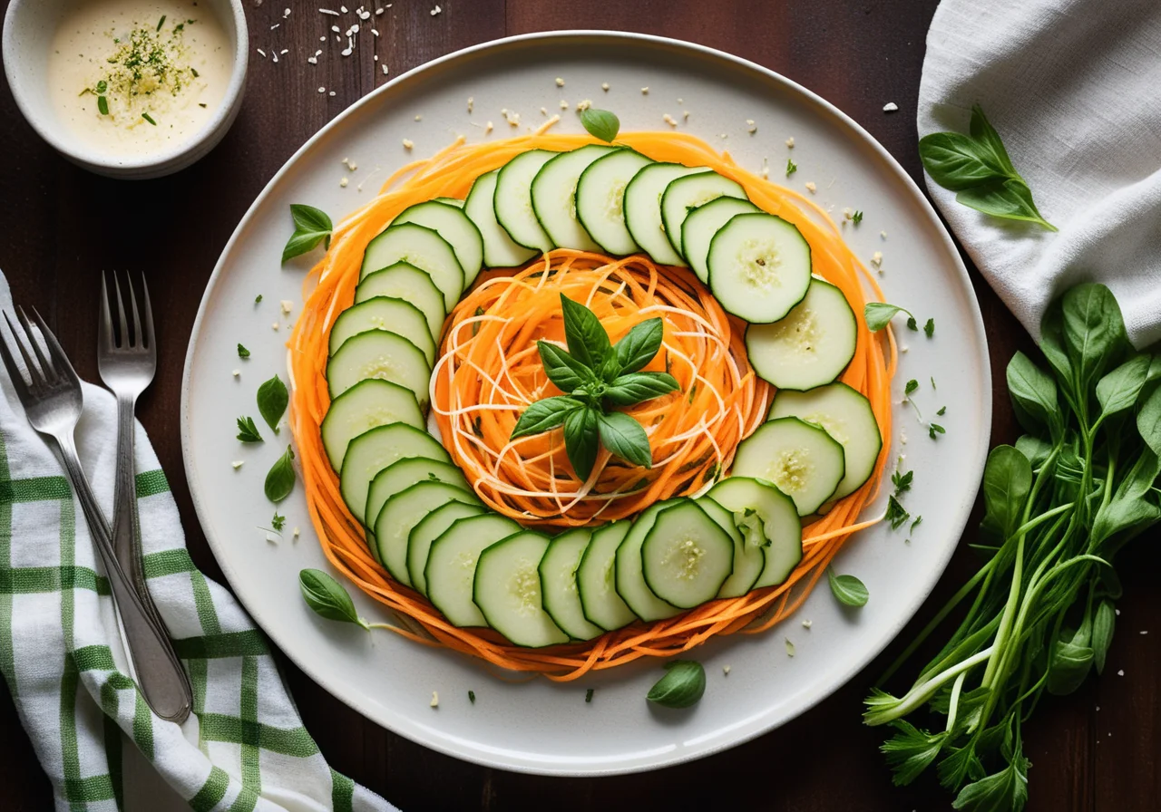 Vegetable Carpaccio with Parmesan