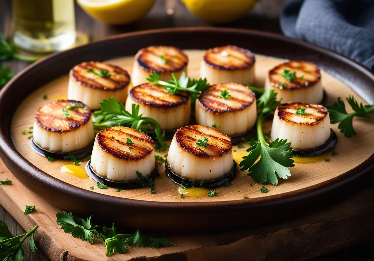 Grilled Scallops