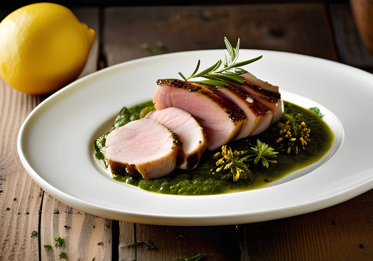 Pork Fillet with Pesto
