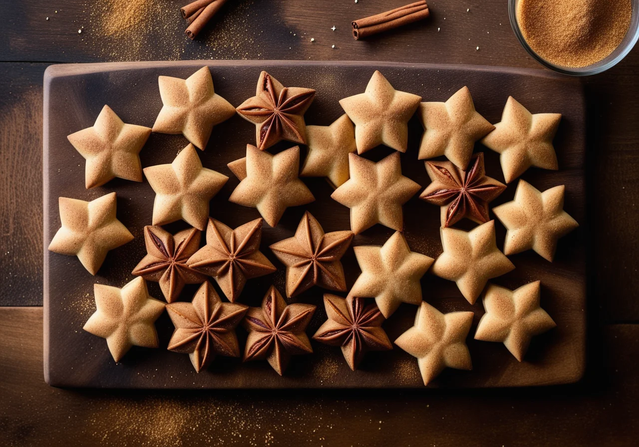 Cinnamon Stars with Honey