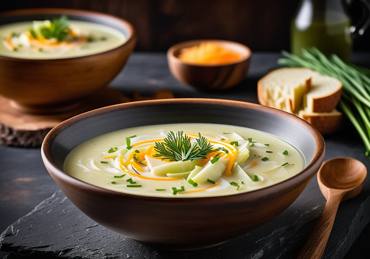 Creamy Cabbage Salad Soup