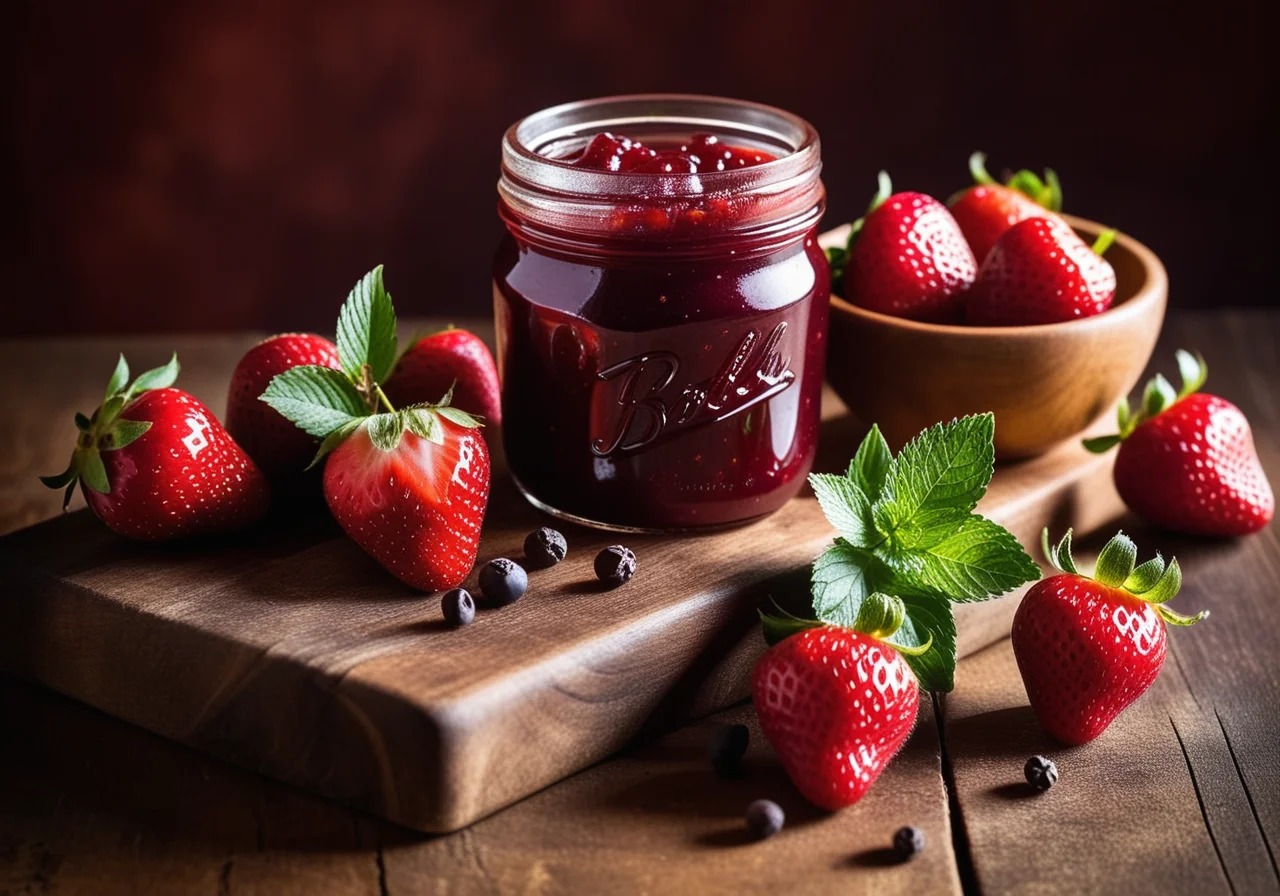 Strawberry Jam with Pepper and Balsamic