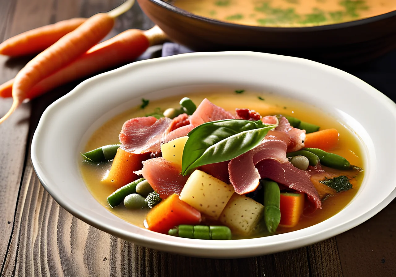 Italian Minestrone with Pancetta