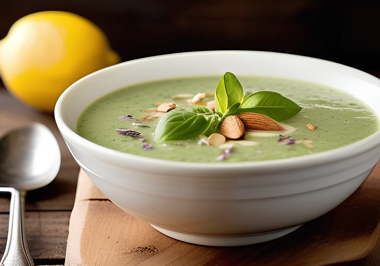 Broccoli Almond Soup