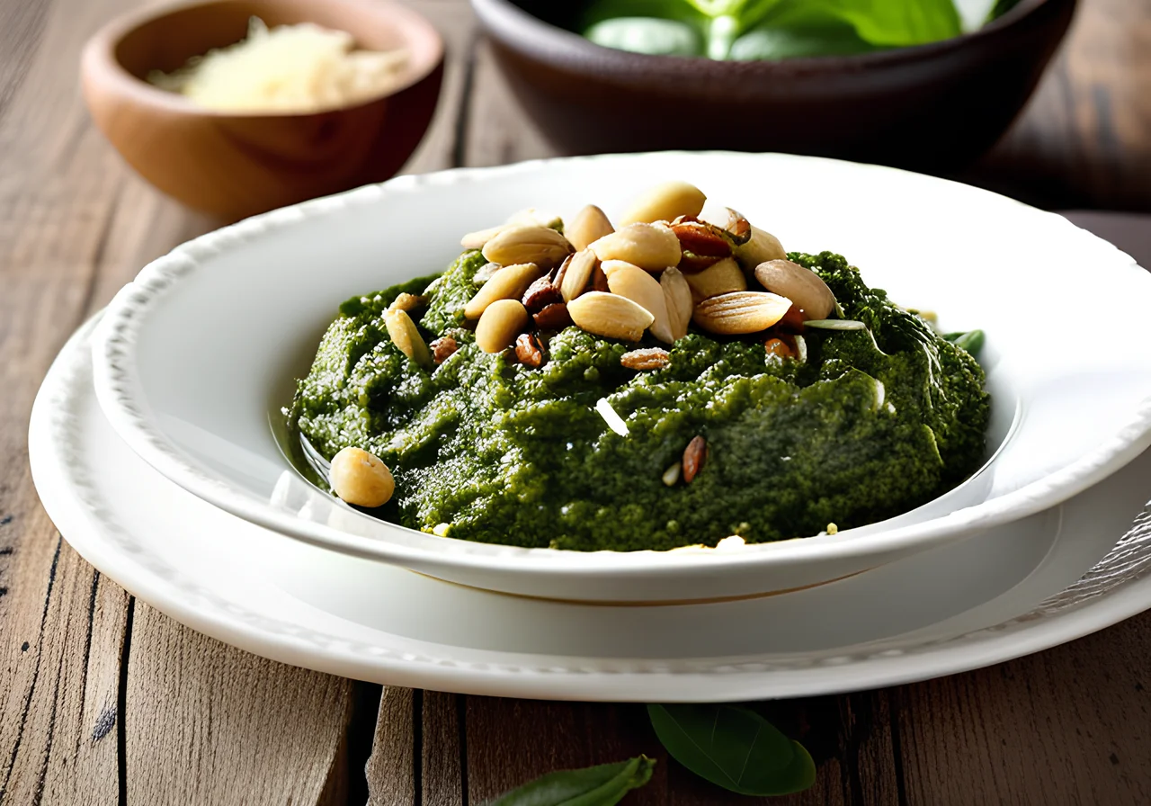 Basil Pesto with Spinach